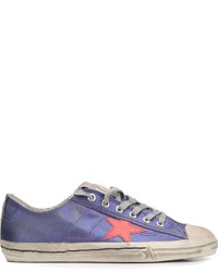 Blue Star Print Sneakers