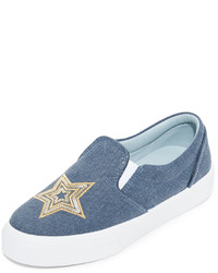Blue Star Print Sneakers