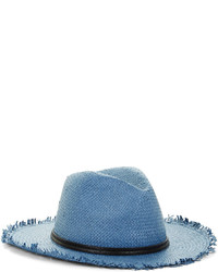 BCBGMAXAZRIA Frayed Straw Panama Hat