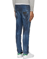 DSQUARED2 Blue Studded Mb Jeans