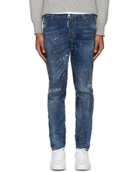 DSQUARED2 Blue Studded Mb Jeans