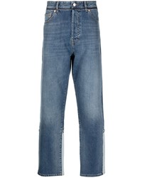 Valentino Rockstud Detail Straight Leg Jeans