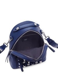 Fendi Studded Leather Crossbody Mini Backpack