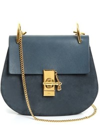 Chloé Chlo Drew Small Suede And Leather Cross Body Bag