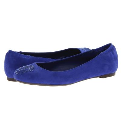Alexander McQueen Skull Ballerina 05 Flat Shoes Royal Blue, $262 ...