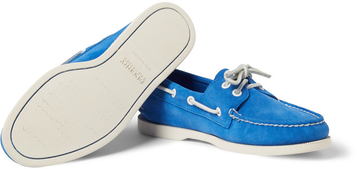 Sperry Top Sider Suede Boat Shoes, $85 | MR PORTER | Lookastic