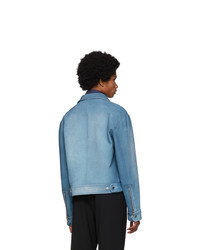Prada Blue Suede Jacket