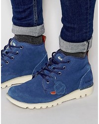 blue suede boots mens
