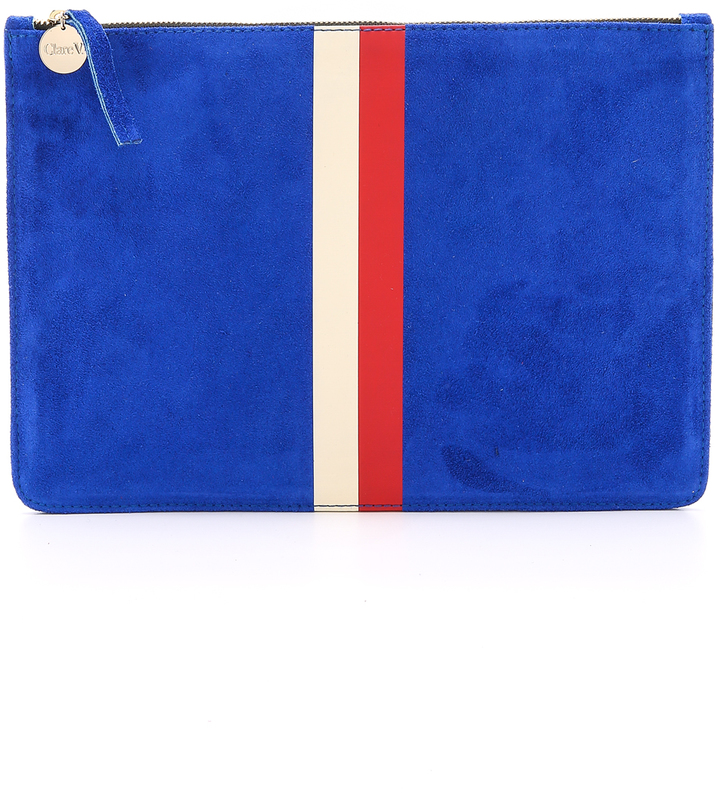 Clare V, Bags, Clare V Suede Flat Clutch