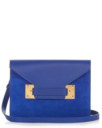 Sophie Hulme Milner Double Suede And Leather Clutch
