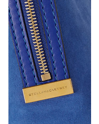 Stella McCartney Paneled Faux Suede And Leather Clutch