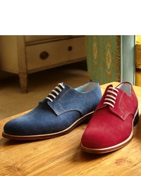 Charles Tyrwhitt Blue Suede Millbank Derby Shoes