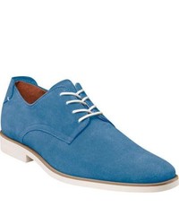 Stacy Adams Tremain 24799 Blue Suede Lace Up Shoes