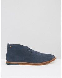 Frank Wright Strachan Chukka Boots Navy Suede