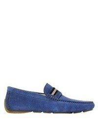 Bally Water Resistant Suede Driving Shoes