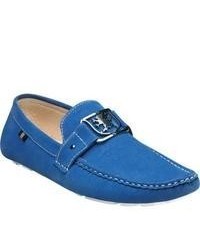 Stacy Adams Veda 24870 Blue Suede Suede Shoes