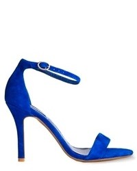 Dune Hydro Blue Barely There Heeled Sandals Blue