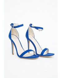 Missguided Clara Cobalt Blue Strappy Heeled Sandals