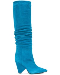 Anna F. Pointed Knee Length Boots
