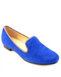 Cole Haan Sabrina Loafer Blue Suede Loafers Shoes Newdisplay