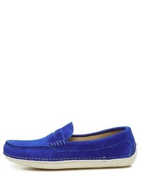 Quoddy Suede Penny Loafers