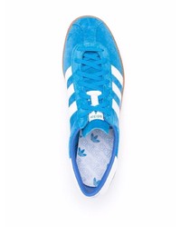 adidas Bleu Rubber Sole Sneakers