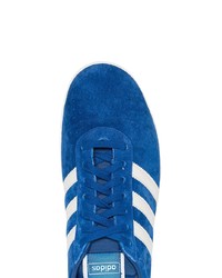 adidas Blue And White Munchen Super Spzl Sneakers