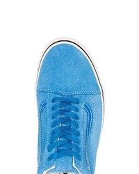 Vans Blue Hairy Old Skool Suede Sneakers