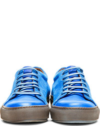 Acne Studios Blue Suede Sneakers