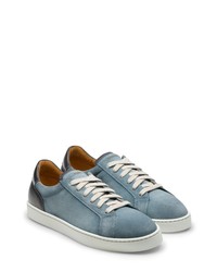 Magnanni Costa Low Top Sneaker In Navy Suede At Nordstrom