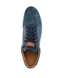 Bally Lace Up Suede Sneakers