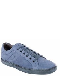 Tod's Suede Light Blue Low Top Sneakers