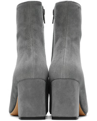 Maryam Nassir Zadeh Blue Suede Agnes Boots