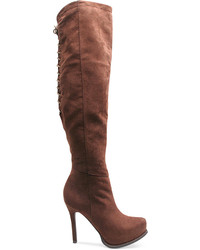 Two Lips Lux Over The Knee Boots