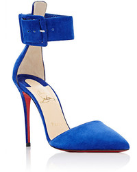 Christian Louboutin Harler Suede Pointed Toe Pumps