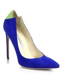 Brian Atwood Mercury Suede Pumps