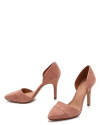 Madewell The Suede Dorsay Heels