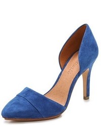 Madewell The Suede Dorsay Heels
