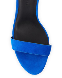 Rebecca Minkoff Riley Suede Lace Up Sandal Deep Sapphire