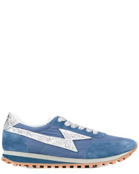 Marc Jacobs Contrast Lace Up Trainers