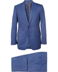 Thom Sweeney Blue Weighouse Wool Suit