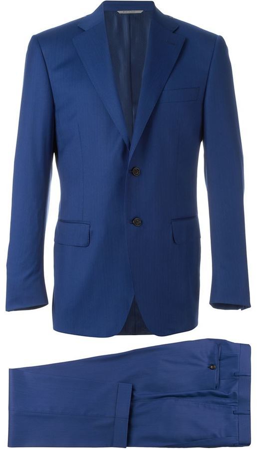 Canali Two Button Suit, $2,192 | farfetch.com | Lookastic