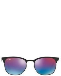 Ray-Ban 53 Mm Mirrored Square Sunglasses