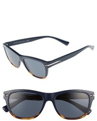 Valentino 53mm Rectangle Sunglasses