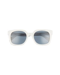 Alexander McQueen 53mm Rectangular Sunglasses In Ivory At Nordstrom