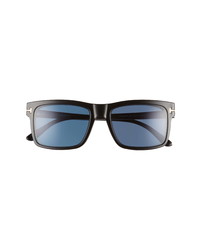 Tom Ford 54mm Blue Light Blocking Glasses Clip On Sunglasses