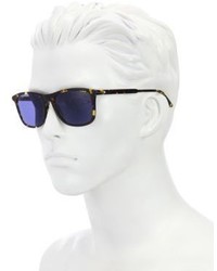 Montblanc 54mm Star Emblem Soft Rectangle Sunglasses