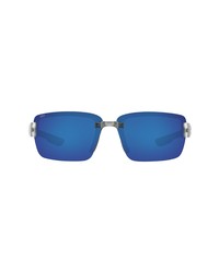 Costa Del Mar 67mm Oversize Rectangular Polarized Sunglasses