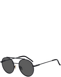 Fendi Air Circular Metal Sunglasses
