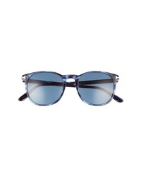 Tom Ford Ansel 51mm Round Sunglasses